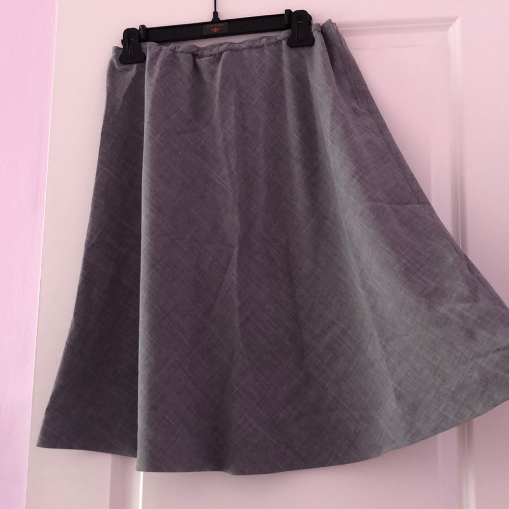 Gray skirt